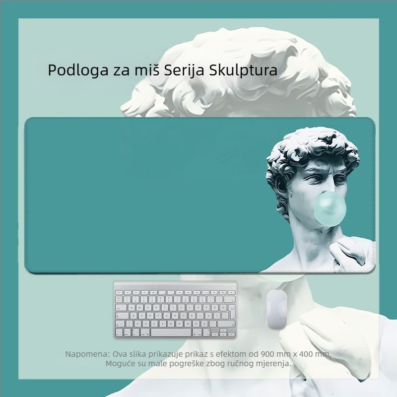 Gaming podloga za stol, prirodna guma, protuklizna, tisk toplinskog prijenosa, mogućnost logotipa