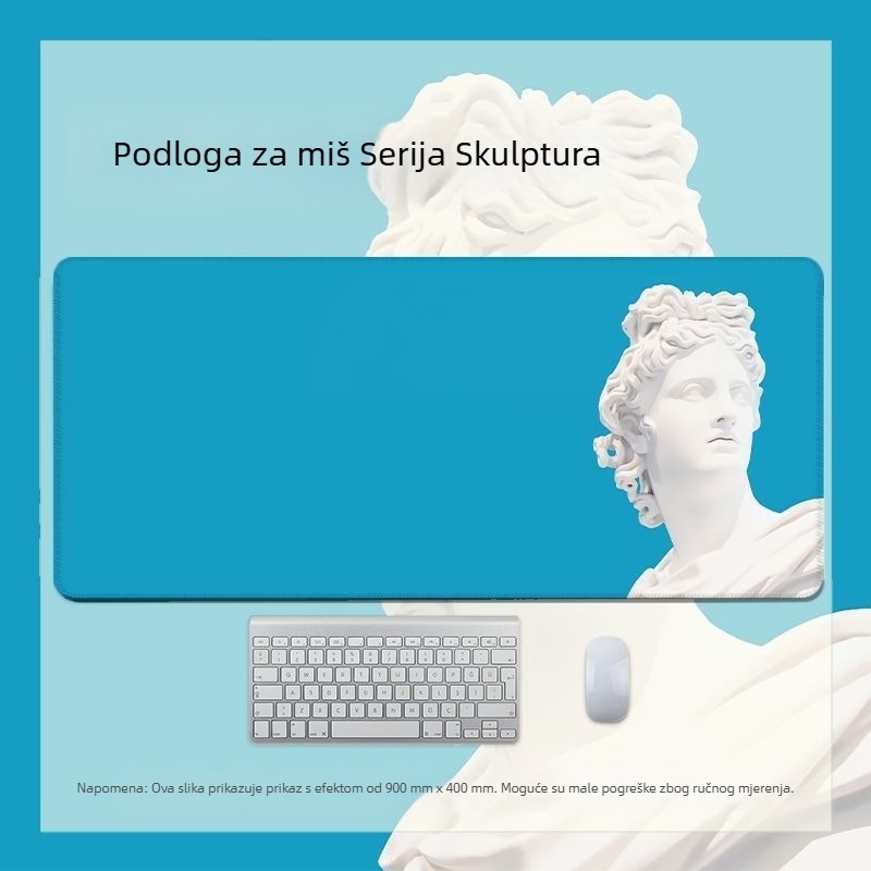 Gaming podloga za stol, prirodna guma, protuklizna, tisk toplinskog prijenosa, mogućnost logotipa