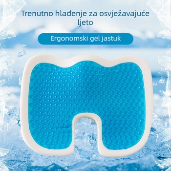 Jastučić od memorijske pjene s sporim povratkom za uredske i autosjedalice, gel jastučić za sjedenje, podrška za trudnoću