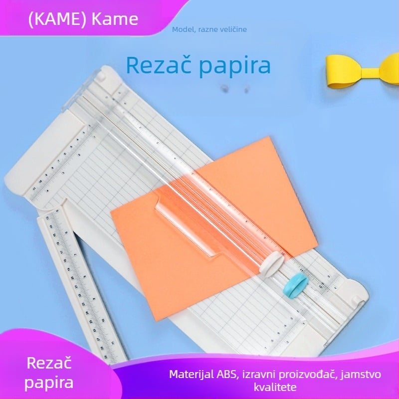 Kami KM-5620 Višenamjenski prijenosni ručni rezač papira, ABS, za ured i školu