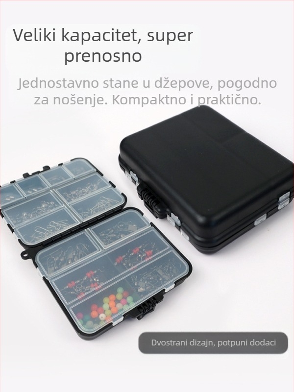 Set dodataka za mamce – 140 komada, prijenosna crna kutija (Swing Shark)