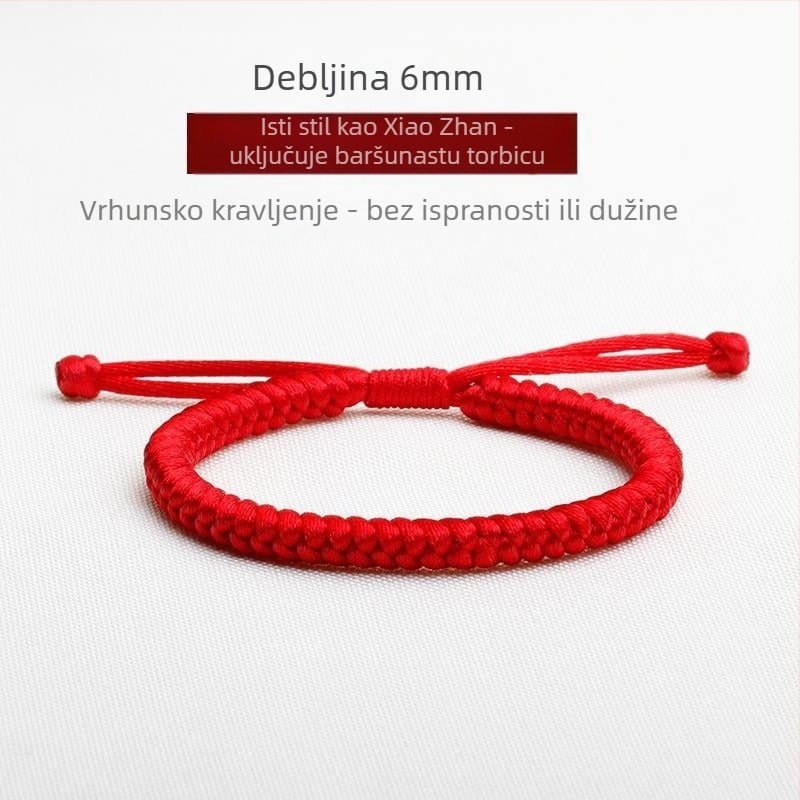 Narukvica od užeta s dijamantnim čvorom, unisex, ručna izrada, model kb789