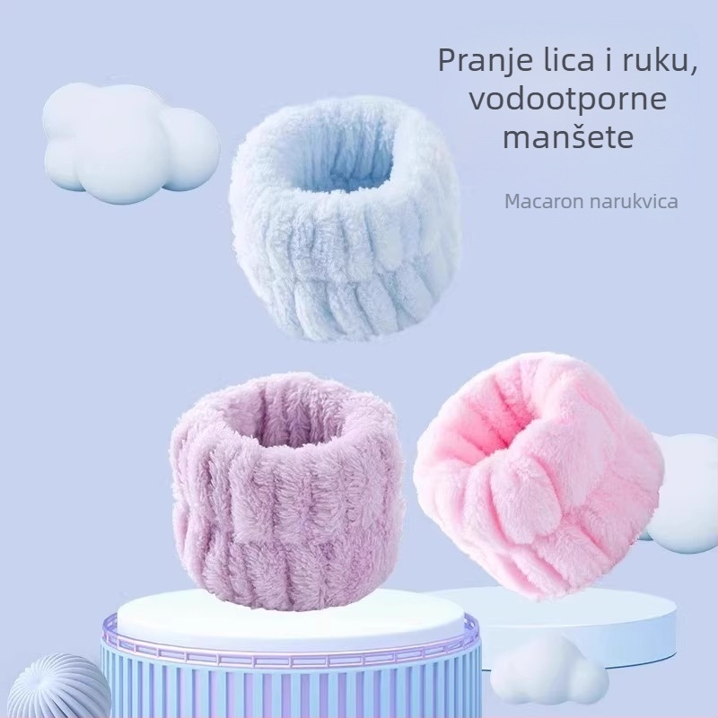 Zavoj za zapešće za pranje lica, vodootporan, upija znoj, visoke elastičnosti, brenda Friendly