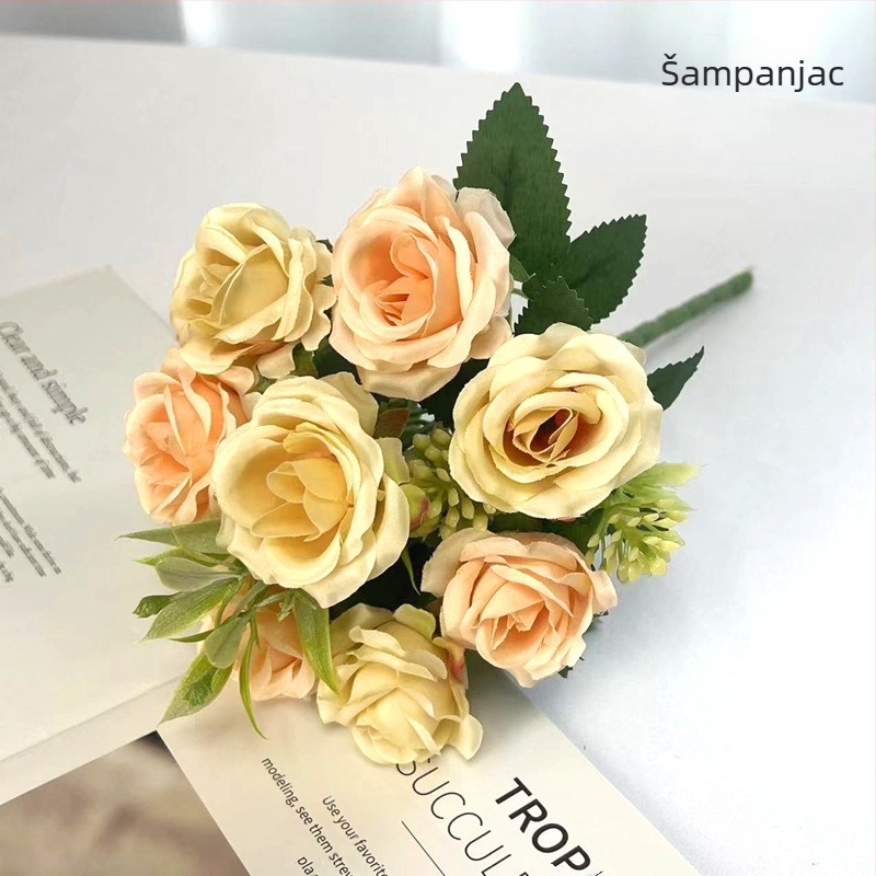 Umjetne ruže – svileno cvijeće, ručno izrađene, Nordic serija, pakiranje 960 komada