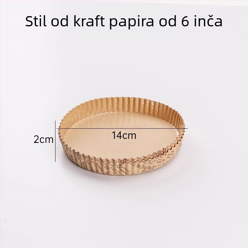 Pekar papir za pečenje s laminiranim premazom i dnom otporim na masnoću – od sirove drvene pulpe, pogodan za pizzu, kolače i kruh, brend Giant Cat