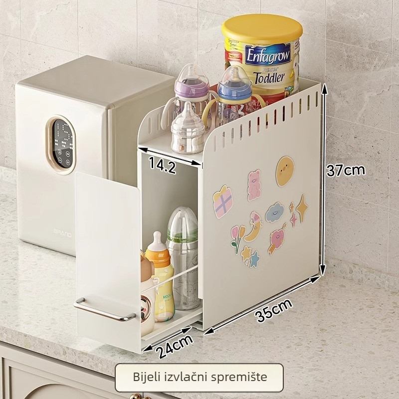 Izvučno držač za začine u kuhinji, moderni minimalistički stil, karbonski materijal, bez bušenja, za radnu plohu