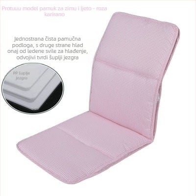 Jastučić za sjedalo dječjeg kolica – pamuk i led svila, Belshu, univerzalno za sve sezone