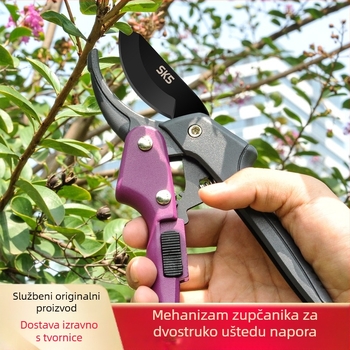 Hengheng SK5 čelične škare za podrezivanje voćaka, mehanizam s zupčanikom i kolutićem, profesionalan vrtni alat, olakšavaju rad