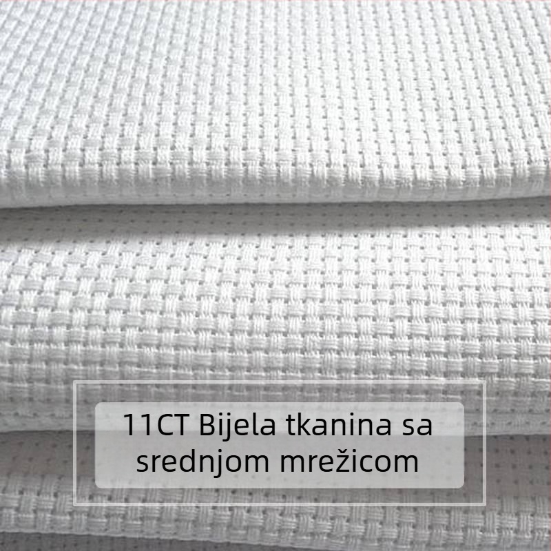 Platno za križni šav za vezenje - DIY prazna mrežasta tkanina