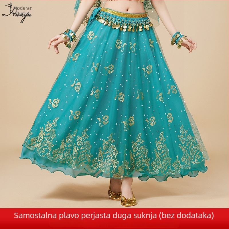 Huayu kostim za belly dance za žene — 120D šifon + cvjetna gaz, glavni materijal: najlon, lansiranje ljeto 2024