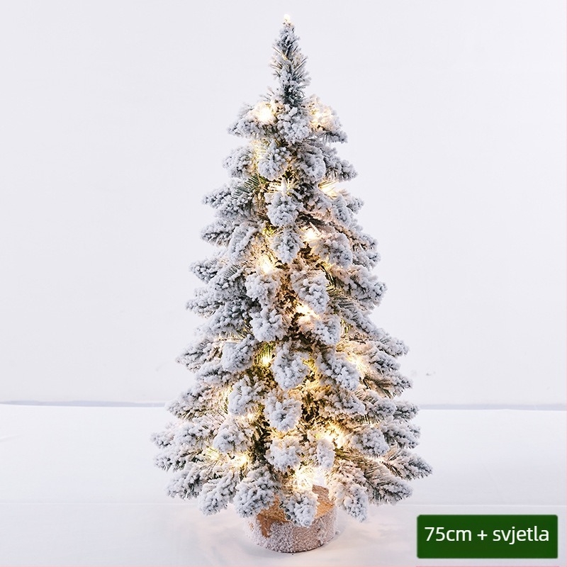 Mini flokani ukrasi za stolno božićno drvce, nordični stil, PVC materijal, Hao guan marka, kategorija: božićno drvce, IP ovlaštenje: Ne