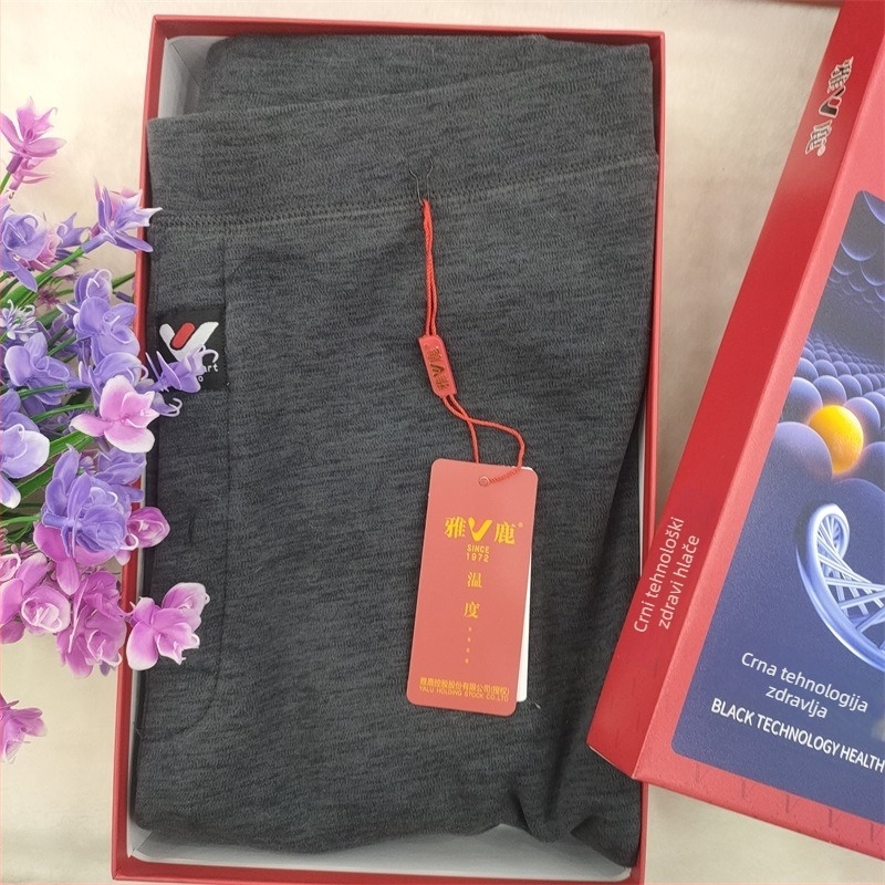 Zimske muške termo gaće s debelim flisom, tkanina od poliesterskih vlakana s udjelom viskoze 50–70%, jednobojne, toplo i upija vlagu