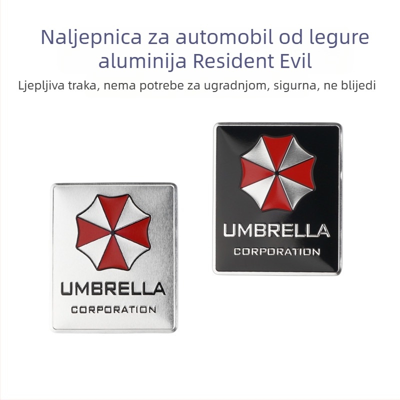 Naljepnica za karoseriju od aluminija, Biochemical Crisis uzorak, snažna adhezija