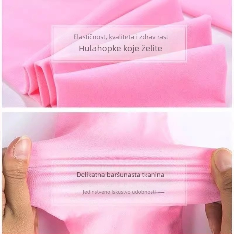 Ženske velur hulahopke za proljeće i jesen, srednje gustoće, plus veličina, oblikovanje tijela, otporne na strganje, jednobojne