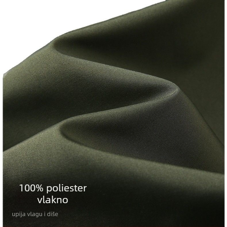 Punk jakna s kapuljom, pamuk-poliester smjesa, prozračna, otporna na habanje, prostran kroj