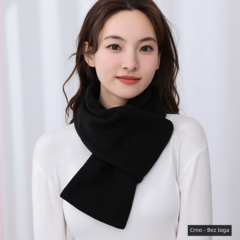 P·M·Duo flis šal za muškarce, zimski šal za vrat, poliester, pleteni