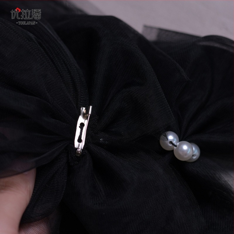 Rameni prekrivač za vjenčanicu - Odvojiva mašna, ručno izrađeno, jednobojni uzorak, VG34, Yulapan