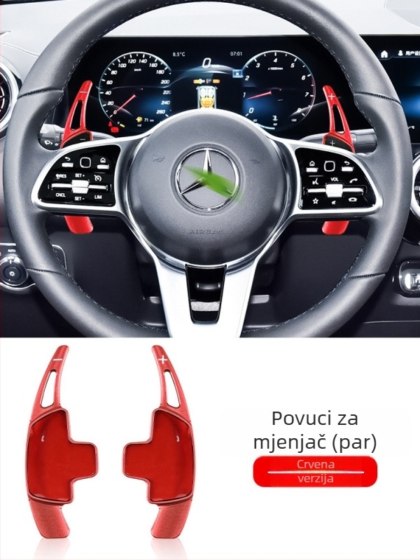 Univerzalni magnetski sustav za volan, polugu za mjenjač i brisač