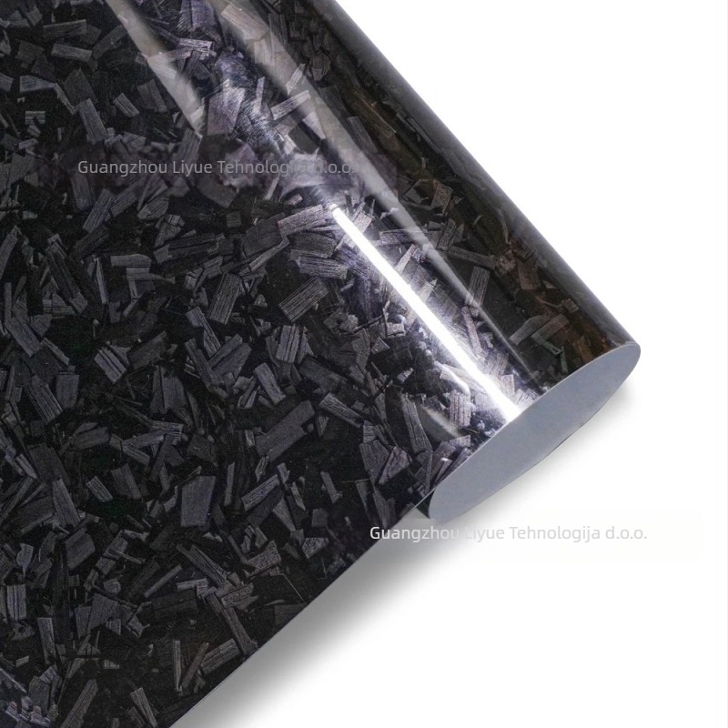 Naljepnica za karoseriju s uzorkom Forged Flower Carbon, ljepilo vinilni decal za automobil i motocikl