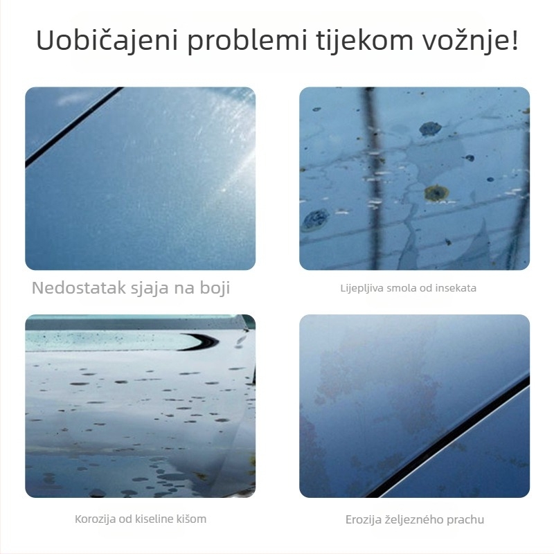 Tekuće sredstvo za premaz i poliranje automobilske boje — tekućina za održavanje za obnovu kože, interijera i instrument ploče; rok trajanja dvije godine.