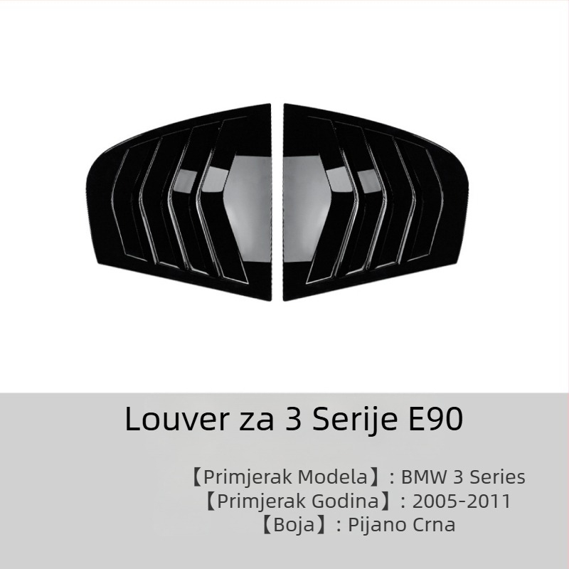 Naljepnica za karoseriju BMW 3 Series E90/F30/G20, AMP-Z ABS materijal, karbonski uzorak, montaža ljepilom