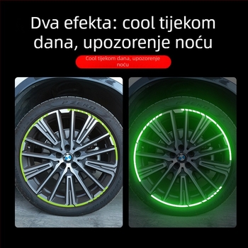 Naljepnica za središnji dio kotača – uzorak automobila, ljepilo, prilagodljivo, materijal: naljepnice