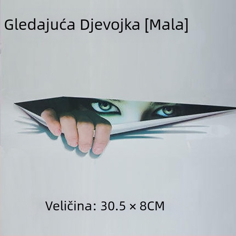 Naljepnica za karoseriju automobila, 3D materijal, crtani uzorak, snažna adhezija, za automobile