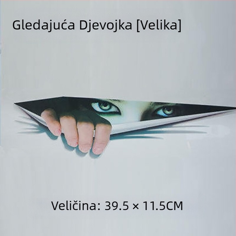 Naljepnica za karoseriju automobila, 3D materijal, crtani uzorak, snažna adhezija, za automobile
