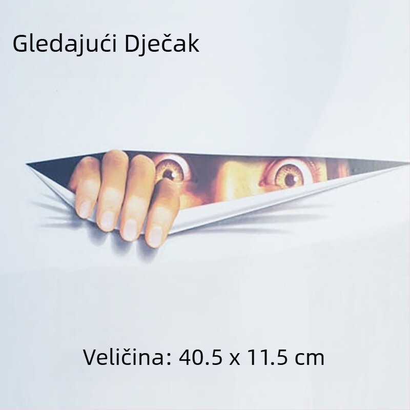 Naljepnica za karoseriju automobila, 3D materijal, crtani uzorak, snažna adhezija, za automobile