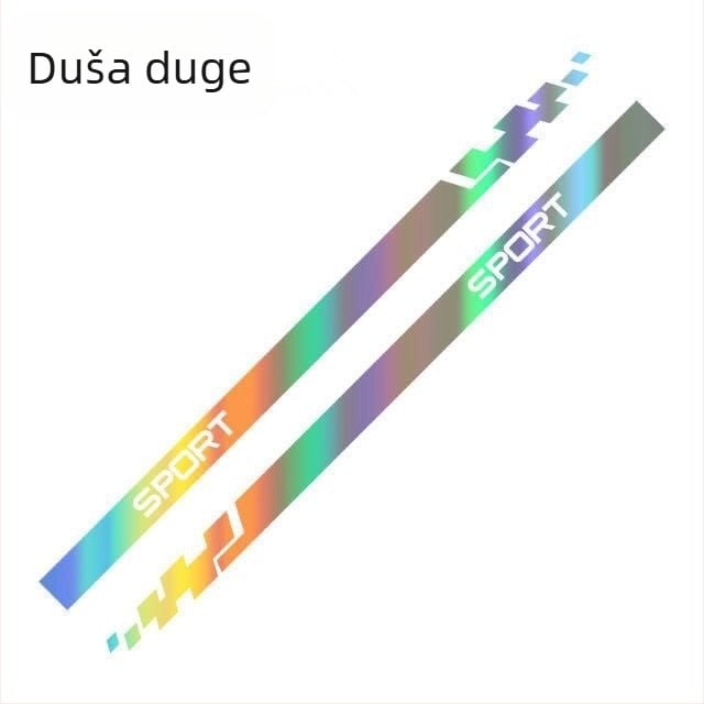 Bočna auto naljepnica — prilagodljiv dekor za cijeli automobil, ljepilo protiv sudara, ugradnja pomoću usisne čašice, Card Vernon Cool Sticker