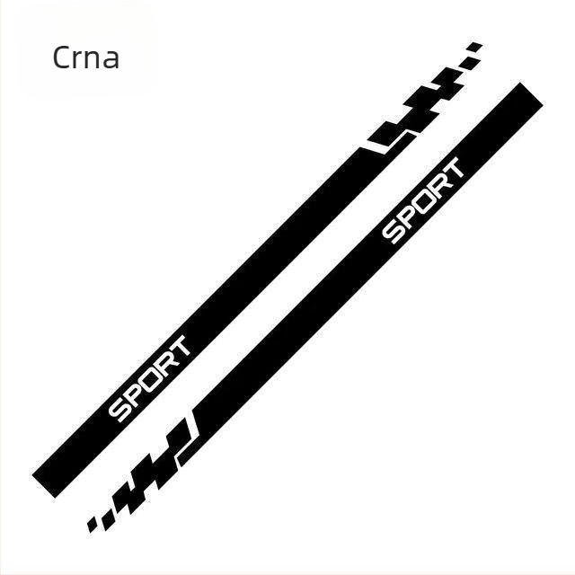 Bočna auto naljepnica — prilagodljiv dekor za cijeli automobil, ljepilo protiv sudara, ugradnja pomoću usisne čašice, Card Vernon Cool Sticker