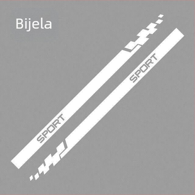 Bočna auto naljepnica — prilagodljiv dekor za cijeli automobil, ljepilo protiv sudara, ugradnja pomoću usisne čašice, Card Vernon Cool Sticker