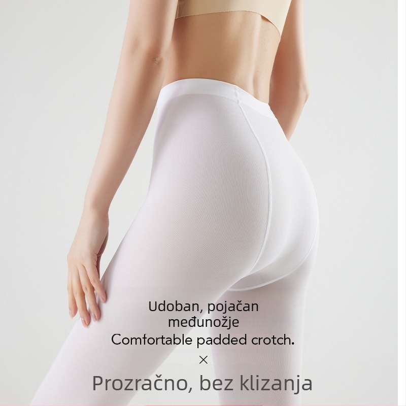 Ženske plesne hulahopke Velvet – anti-zapetljavanja, jednobojni uzorak, 50D, poliester 50–70%