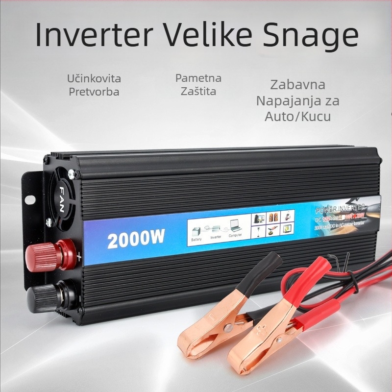 Keithia automobilski inverter 12V/24V/48V/60V na 220V, 500W/1000W/2000W