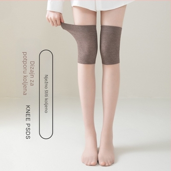 Ženske najlon čarape do koljena, tanke, jedne boje, s silikonskim protivkliznim gripom, anti-zakačivanje