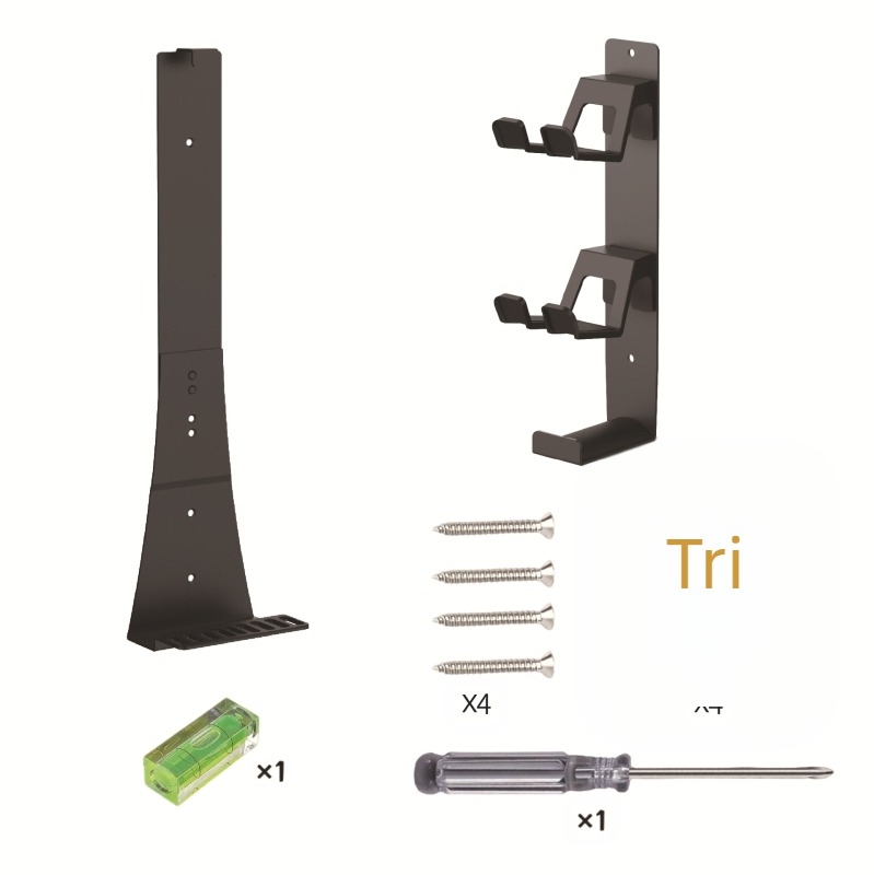 Nosač za zidne igre za PS5/PS5 Pro/PS5 Slim s prostorom za kontroler i slušalice, metalna konstrukcija, model MZ-8005X, težina 900 g