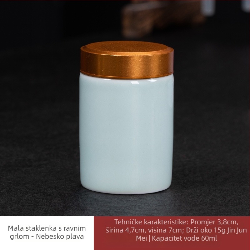 Keramička posuda za čaj s Celadon završetkom i poklopcem od legure, otporna na vlagu, mogućnost ispisa logotipa