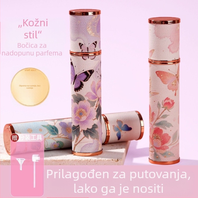 Parfemska boca od kože i stakla sa sitotiskom, injekcijsko preoblikovanje