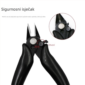 Dijagonalne kliješta za modele Gundam, visokougljični čelik, 39 g, QST EXPRESS