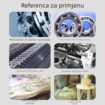 Glava za brušenje WELIBA – korund, model Grinding head, za brušenje i poliranje kalupa od čelika, bakra i aluminija