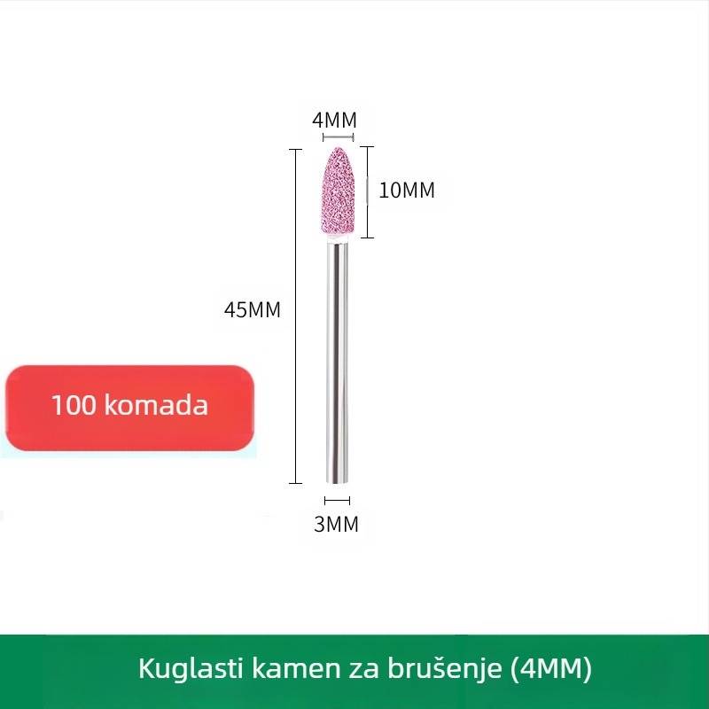 Glava za brušenje WELIBA – korund, model Grinding head, za brušenje i poliranje kalupa od čelika, bakra i aluminija