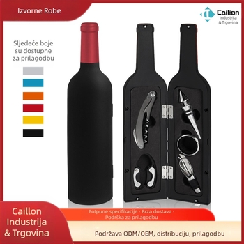 Nehrđajući čelik set otvarača za boce u obliku morske konjice – višefunkcionalni set za vino i pivo, brend Five, 5 komponenti, 5 kompleta, lansiran ljeto 2013