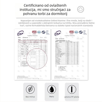 Organizer za skladištenje donjeg rublja i čarapa — Oxford materijal, model SND4004, trodimenzionalni zidni dizajn