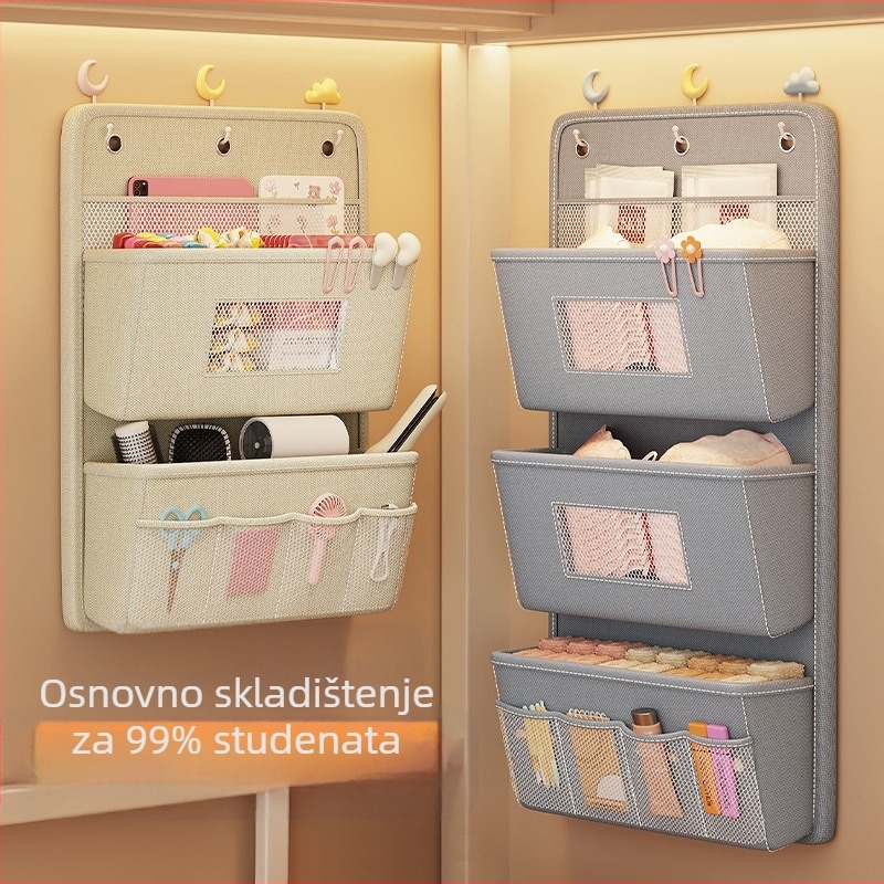 Organizer za skladištenje donjeg rublja i čarapa — Oxford materijal, model SND4004, trodimenzionalni zidni dizajn