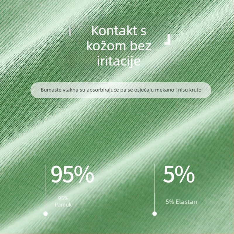 Muške pamukaste gaćice s niskim strukom, prozračne, U-oblik džep, bešavne, 90–95% pamuka