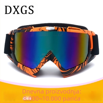 DXGS X600 naočale – PC okvir, 0° kut, sportske, otporne na vjetar, puni okvir, unisex, za biciklizam i skijanje