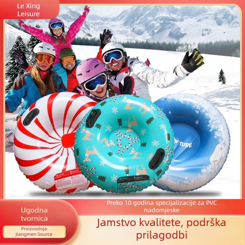 Naduvljivi ski krug, otporan na hladnoću PVC, model 0008, za jednog ili dva vozača