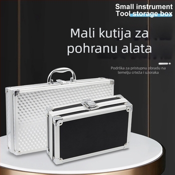Kutija od aluminijske legure za opremu, otporna na udarce, lagana, nosivost 3–5 kg