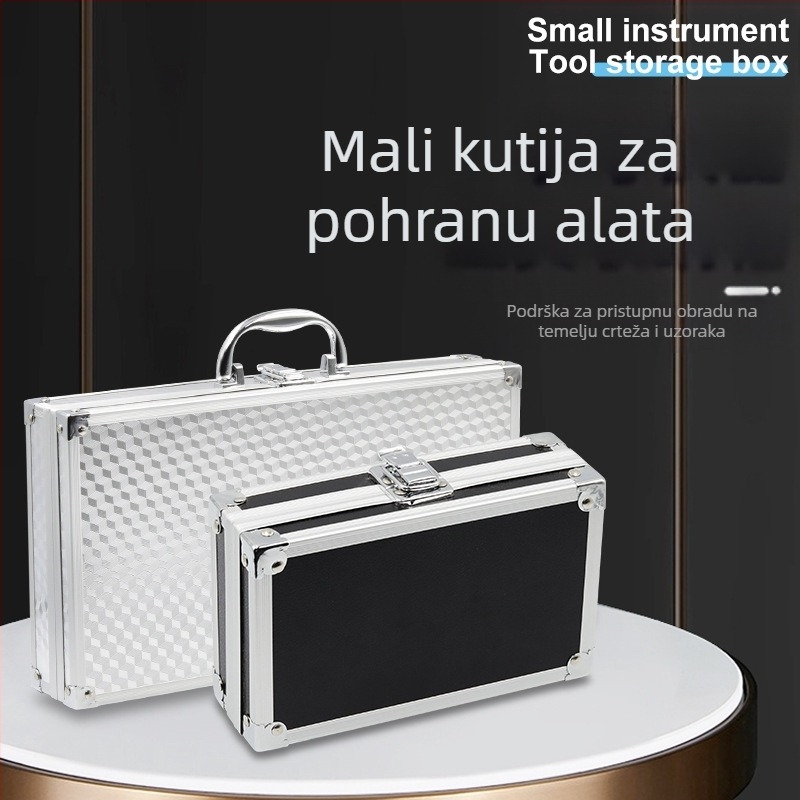 Kutija od aluminijske legure za opremu, otporna na udarce, lagana, nosivost 3–5 kg