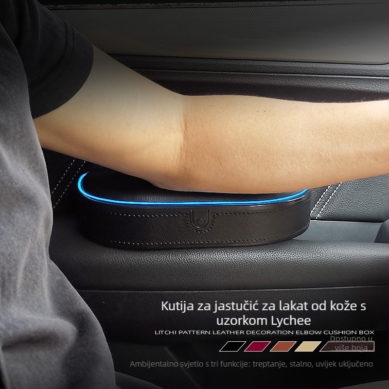 Kožna kutija za naslon za ruku automobila – univerzalna, marka Geshuo, podrijetlo Guangzhou, kod proizvoda CK19.